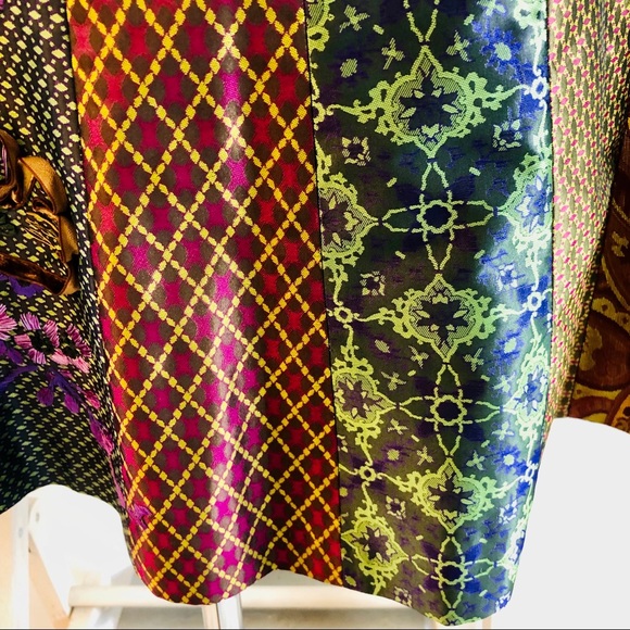 Vintage Carlisle Vertical Piecework Skirt Size 8 - Picture 2 of 11